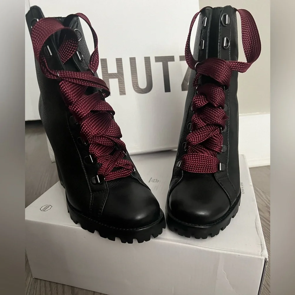 SCHUTZ Zara boots. Also comes with black laces. Worn once. - Picture 1 of 7